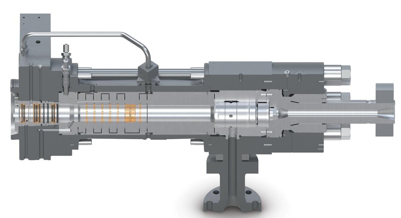 Cross section HyproPull Hyper compressor illustration cross section